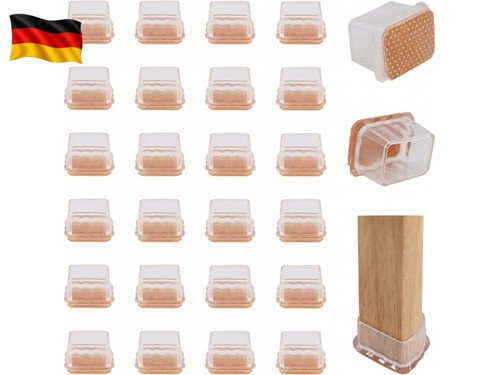 Stuhlbeinkappen rechteckig - stuhlbeinkappen,