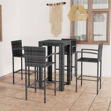 Gartenbar Set 5-tlg. Poly