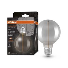 Osram LED Filament Magnetic G95 Globe Vintage 2,2W = 6W E27 Rauchglas extra warm