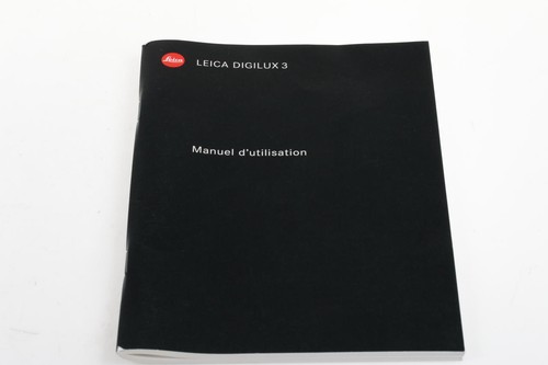 Leica manuel utilisation - leica, d`utilisation
