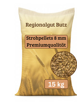 Strohpellets 15 kg – 8 mm Ø