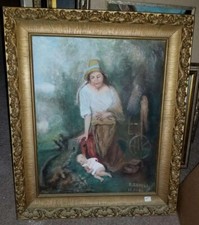 ZAVOLI Signed Vintage Painting