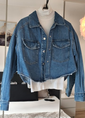 Bershka hemd jeansjacke mit - bershka,