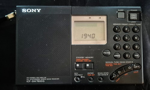 Sony icf sw7600g - sony, icf-sw7600g