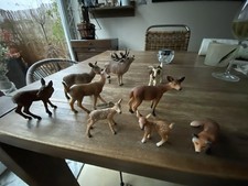 Schleich-Tiere Wald:Rehe, Kitz, Fuchs etc. Kleine: je 7,50, große: je 9€ 