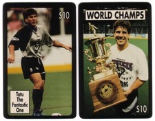 $10. Weltmeister 1993 Fußball - Dallas Sidekicks Tatu 2 Karte Telefonkarte