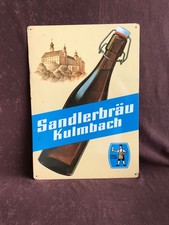 Sandler Bräu Kulmbach original Blechschild  aus den 50er n Top Zustand