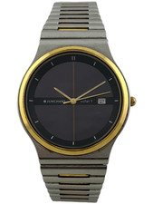 Herrenarmbanduhr Junghans Solar 1 Quartz mit Datum, funktioniert