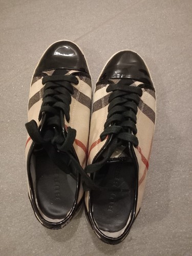 Burberry sneakers patent - burberry,