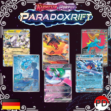 Pokemon Karten PARADOX RIFT | ALLE KARTEN KP4.0 | DONNERSICHEL EISENKRIEGER SAR