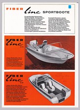 FIBER-LINE-Motorboote Sportboote Chrysler Outboard Corp. Essen Ing. Schröder