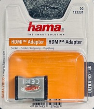 Hama HDMI Adapter Kupplung Stecker Verbinder für Kabel Verlängerung 4K UHD HD