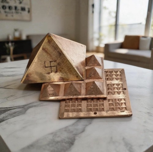 Reines kupfer pyramide set - kupfer,
