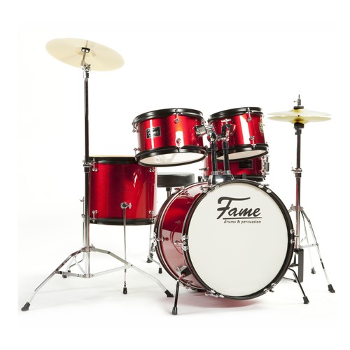 Kiddyset 5pc drumset rot - 5pc,