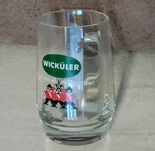 Wicküler Glas, Rarität, über 30 Jahre alt, Bierglas, Vintage, 0,2 l