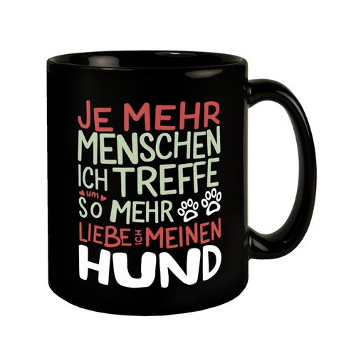 Hundeliebe tasse mehr hund - hundeliebe,