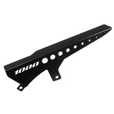 Kawasaki Z1000 BJ 2003-06 / Z750 BJ 2004-06 Kettenschutz Logo schwarz