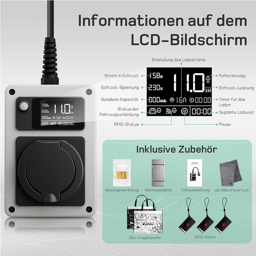 11kw ladestation wallbox - 11kw,