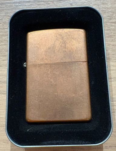 Zippo solid copper - copper, 2003