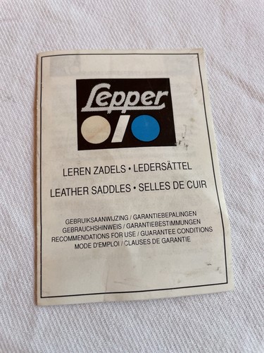Lepper ledersättel - lepper,