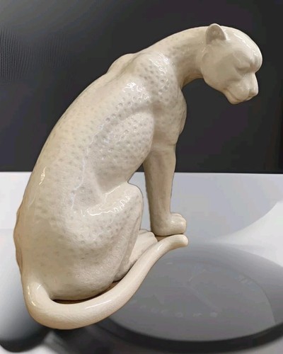 Keramik leopard skulptur - keramik,
