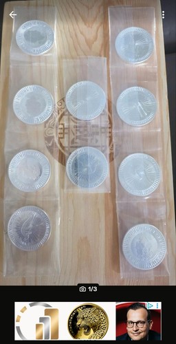 Oz silber australian - 10, x