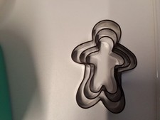 Keksausstecher Lebkuchenmann Groß Mittel Klein Rostfreier Stahl