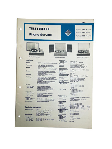 Vintage original telefunken - original,