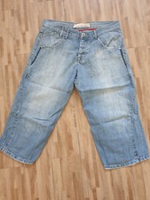 Jeans Shorts Herren, Gr. L, von Fishbone, helle Waschung