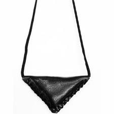 Cevsen Anhänger Kunstleder Farbe Schwarz Koran Islam Quran Muska Allah Muhammed 