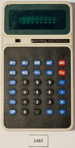 1483 taschenrechner privileg - taschenrechner,