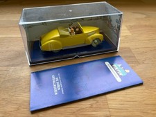 Modellauto Tintin Tim & Struppi das Cabrio von Kapitän Haddock 1:43 in Acrylvitr