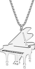Klavier Anhänger Halskette