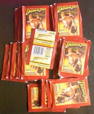 RARE Merlin Sticker Tüten von 2007   *** INDIANA JONES *** 49 Tüten 294 Sticker