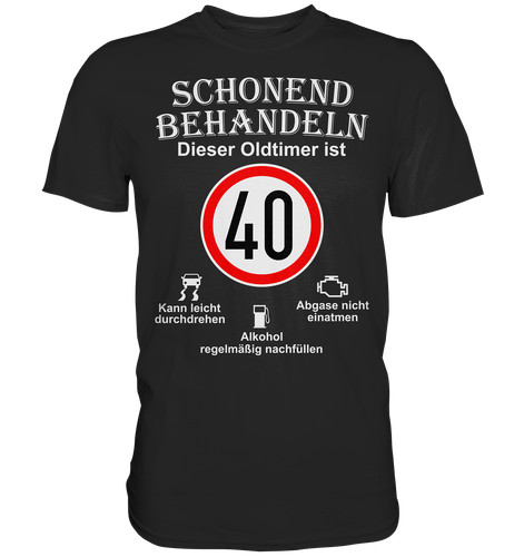 Geburtstag schonend - 40.,