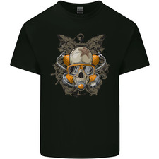 Tauchen Totenkopf Taucher Tauch Herren Baumwolle T-Shirt Oberteil