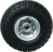 1x WerkaPro 10348 Aufblasbares Rad 10 Zoll 260 x 85mm Bohrung 16 mm NEU R2097