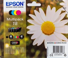 Original Epson Multipack 18 XP102 XP202 XP212 XP215 XP302 XP305 (C13T18064010)