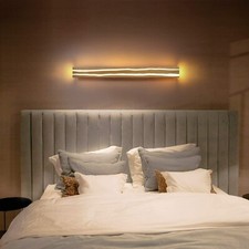 100cm LED Wandleuchte Holz