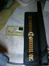  Konvolut Yves Camani  Herren-Armbanduhr mit 9 kleinen Steinchen  Neu
