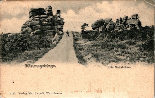 Gruss aus schlesien - ak,