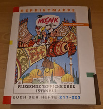 Mosaik Digedags Reprintmappe 19 Hefte 217 - 223 mit Umkarton und der DVD