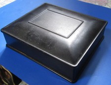 Zetka Schreibtisch Schatulle Zettelkasten, Bakelit, Made US Zone Germany 2.WK