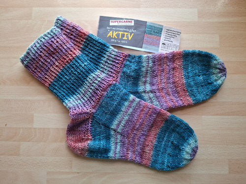 Socken selbst gestrickt - , in