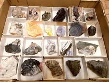 Mineralien/Mineraliensammlung - Konvolut/Lot/Flat/Kiste/Karton 07