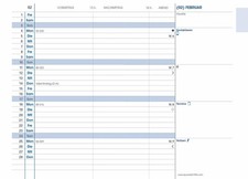 Kalendereinlage Plain 2026 |