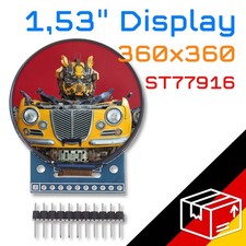 Rundes Display 1,53" TFT LCD