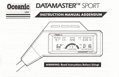 Oceanic datamaster sport - datamaster,