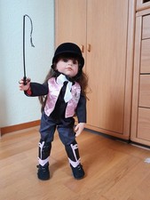 Götz-Puppe ca. 50 cm im Reiter-Outfit, gebraucht, sehr guter Zustand