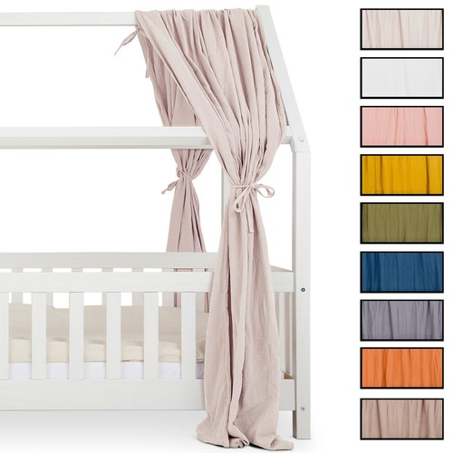 Hausbett himmel musselin 2er - musselin,